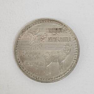 0906-220□記念銀貨 平成9年 長野オリンピック 5000円 銀貨 1998 コイン 約14.9g コレクション 現状品