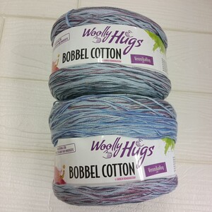 100円〜 m20 編物・毛糸★Woolly Hugs【BOBBEL COTTON】2玉