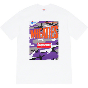 Supreme 21SS Week6 Wheaties Tee White Small オンライン購入 国内正規 新品 シュプリーム ウィーティーズ Box Logo Tシャツ 白 Sサイズ