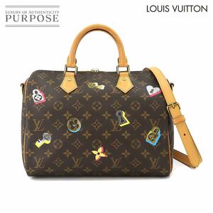 ルイ ヴィトン LOUIS VUITTON モノグラム ラブロック スピーディ バンドリエール 30 2way バッグ ブラウン 90220524