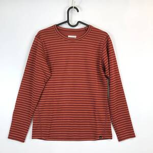 マーモット MARMOT クライムウールボーダーTシャツ 長袖 Mサイズ レディース CLIMB WOOL BORDER TOWOJB55