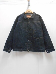 69 送80サ 0611$D23 DENIM HEADS デニムヘッズ S506XXE 大戦モデル デニムジャケット 1st type Tバック ヴィンテージ 濃紺 サイズ不明 中古