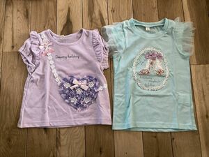 新品 女の子 ベビー 半袖 Tシャツ セット ゆめかわ 90センチ