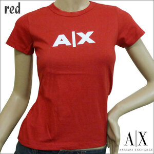 ARMANI EXCHANGE アルマーニ　エクスチェンジ　A|X　ロゴ　Ｔシャツ　レッド