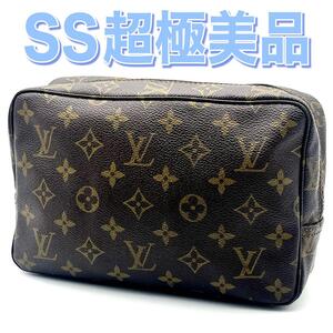 ルイヴィトン LOUIS VUITTON モノグラム トゥルーストワレット23 ポーチ 正規品 本物 レザー コンパクトサイズ 茶色 プライベート ビジネス