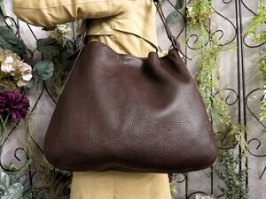 ●超美品●BOTTEGA VENETA ボッテガ ヴェネタ●イントレチャート●カーフ レザー 本革●ショルダー バッグ●ダークブラウン●A4●Js51936