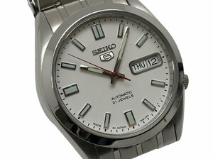 稼働 1円～ SEIKO5 7S26-03B0 AUTOMATIC 21 JEWELS セイコー 5 デイデイト 自動巻き スケルトン コレクション コレクター必見