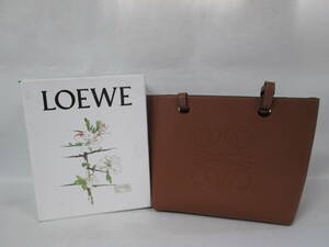 【1028h S13687】 ロエベ LOEWE アナグラム トートバッグ ＋ 空き箱(別商品の) セット バッグ レザー レディース キャメル 中古 