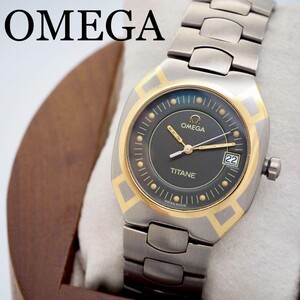 683 OMEGA 箱付き メンズ　シーマスター ポラリス チタン 18Kタグ