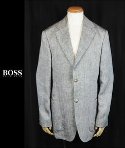 ■■＜極美品＞ヒュ－ゴボス＜HUGO BOSS・Summer pure Linen＞spring ⅡBテ－ラ－ドJKT＜Ｓ／ Ｓ：48＞■■