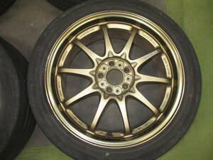 VOLK RACING CE28 ブロンズ 17X7.5J PCD100/5H OFF50 BH5レガシィに使用