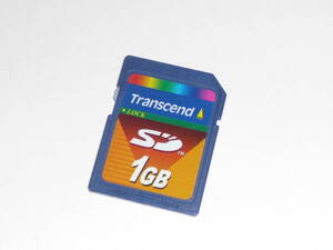 動作保証！Transcend ＳＤカード 1GB