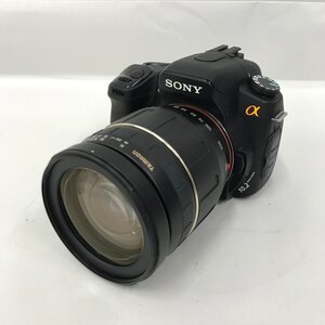 SONY ソニー α300 一眼レフ デジタルカメラ 28-300mm 1:3.5-6.3 レンズ・レンズフード・バッテリー付き【CLAQ5012】