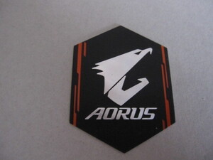 ギガバイト AORUS エンブレムシールステッカー未使用品②