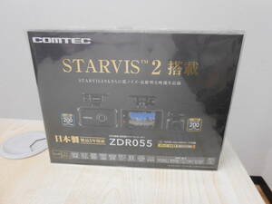 27497 新品未使用未開封 COMTEC コムテック ZDR055 ドライブレコーダー STARVIS2搭載 ドラレコ 高性能 あおり運転対策 GPS搭載 SD付属