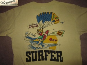 超レア！激安 即決！ 日本製 WAREHOUSE SURFER ウエアハウス サーファー ポケット Tシャツ M サーフ SURF サーフィン