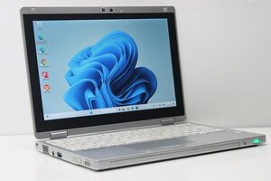 1円スタート ノートパソコン 2in1PC Windows11 WPS office搭載 Panasonic レッツノート CF-RZ6 第7世代 Core i5 SSD256GB メモリ8GB