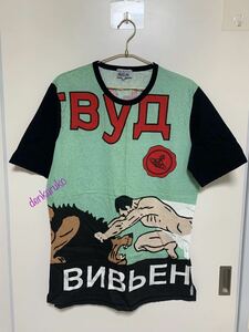 未使用タグ付★ヴィヴィアンマン★Tシャツ★XLサイズ★イタリー製ライカ★VivienneWestwood MAN