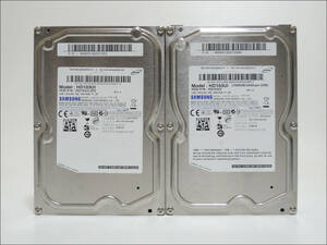 SAMSUNG 3.5インチHDD HD103UI 1TB SATA 2台セット #12931