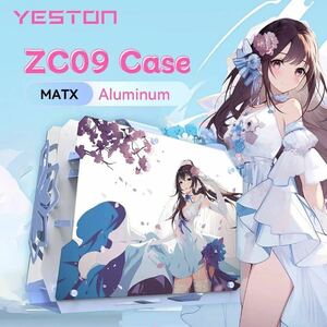 Yeston x Zeaginal ZC-09 櫻瞳花嫁 M-ATX ITX オープンエアケース　自作PC