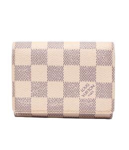 ルイヴィトン カードケース アンヴェロップカルトドゥヴィジット N61746 ダミエアズール メンズ LOUIS VUITTON