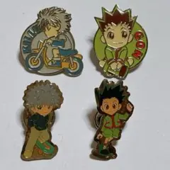 【希少品】HUNTER × HUNTER キルア ゴン ピンズ ピンバッジ