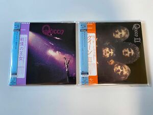 新品未開封　2枚セット　高音質初回限定国内盤SHM-CD QUEEN クィーン　紙ジャケット仕様　オリジナルLPを復刻する2種帯　即決　送料無料