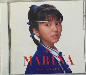 【21-わ1】貴重なCDです！　渡辺満里奈 デビューアルバムCD 　「MARINA」　 深呼吸して収録　おニャン子クラブ