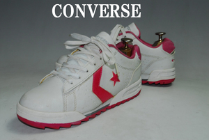 ◆DSC6967◆期間限定！驚愕の最終価格！早い者勝ち！コンバース◆CONVERSE/白/赤/22.5㎝/ロー/良品/存在感抜群！洗練されたデザイン！