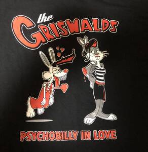 ★新品未使用★80sサイコビリー★GRISWALDS Tシャツ Lサイズ★ネオロカビリーパンクハードコア★ psychobilly rockabilly★