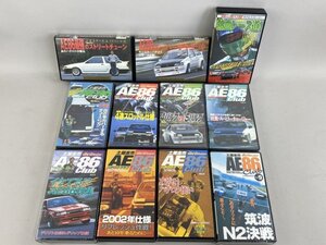 ab689 土屋圭市 ハチロククラブ ベストモータリング VHS ビデオ まとめて 11点 未開封あり AE86 Club ドリフト