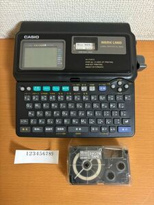 【動作品】カシオ ネームランド KL-8000 テプラ/ラベル テープ/ラベルライター XR-18ST(18mm) CASIO NAMELAND