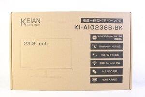 ☆917☆ 【未使用】 KEIAN 液晶一体型 ベアボーンPC KI-AI0238B-BK 23.8inch モニター PC