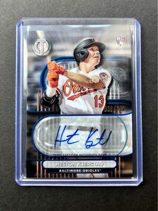 【Heston Kjerstad】 2024 Topps Tribute Rookie Auto /150 直書き RC Orioles！