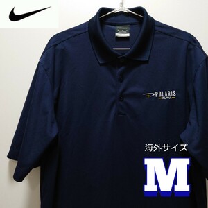 NIKEGOLFナイキゴルフ　半袖ポロシャツ　メンズ【美品】ネイビー　