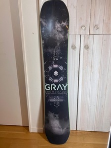 送料込み 新品 GRAY グレイ SHRED 148cm シュレッド 23-24モデル グラトリ スノーボード 板 グレー 送料無料