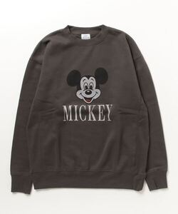 「Disney」 スウェットカットソー X-LARGE ダークグレー レディース