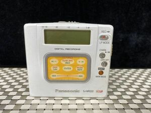 br★Panasonic パナソニック ポータブルMDレコーダー SJ-MR220 ホワイト系 動作未確認 ジャンク品★