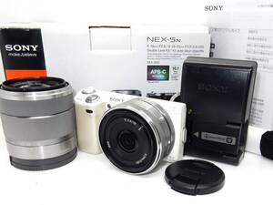 ★美品★ SONY ソニー α NEX-5N ダブルレンズキット 元箱付 #S176245-5