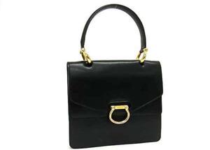 CELINE セリーヌ ヴィンテージ レザー ハンドバッグ トートバッグ 黒