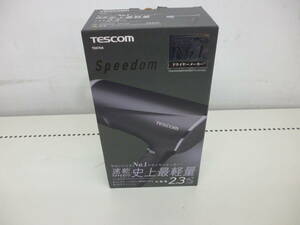 未使用品 TESCOM テスコム プロテクトイオン ヘアドライヤー Speedom TD570A ブラック ③