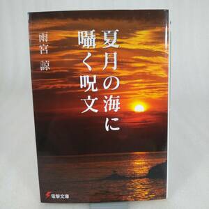 82 ★【レア中古】雨宮諒 - 夏月の海に囁く呪文 初版 電撃文庫★