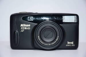 【外観特上級】NIKON ZOOM 500 AF パノラマ QD コンパクトフィルムカメラ　#s7305