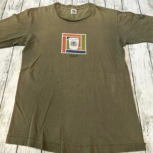 90s USA製 OLD STUSSY ステューシー flavor グラフィック プリント ビンテージ 半袖Tシャツ