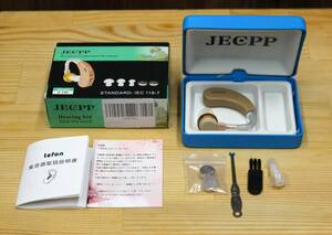 ★【中古】JECPP 集音器 F-135 補聴 ケース付き 動作未確認【Y4092301】★