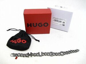 HUGO BOSS / ヒューゴ・ボス チェーンブレスレット ロゴレター インサーション シルバー