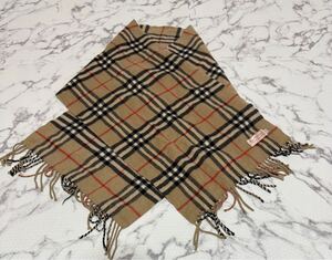 ★BURBERRY バーバリー マフラー ノバチェック チェック柄 カシミヤ