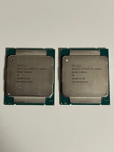 送料無料 2枚セット intel XEON E5-1620V3 Intel CPU 3.5GHz/ターボ最大3.6Ghz 4コア 8スレッド ソケット FCLGA2011 サーバー用 中古品