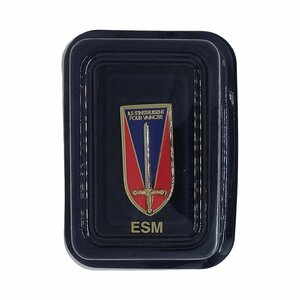 フランス陸軍士官学校 ESM インシグニア コレクターズ ミリタリー ブローチ ピンバッチ デッドストック