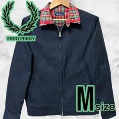 極美品 フレッドペリー FRED PERRY ネイビー M ナイロン ジャケット